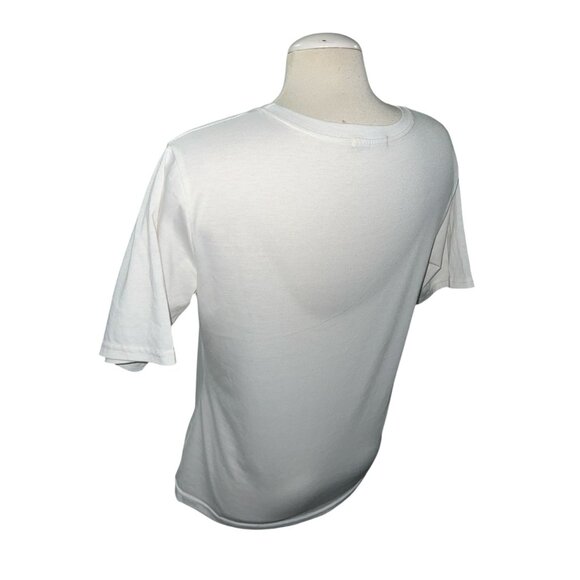 Shein Romantic Graphic White Short-Sleeve T-Shirt For Women - Size XL - Picture 2 of 8